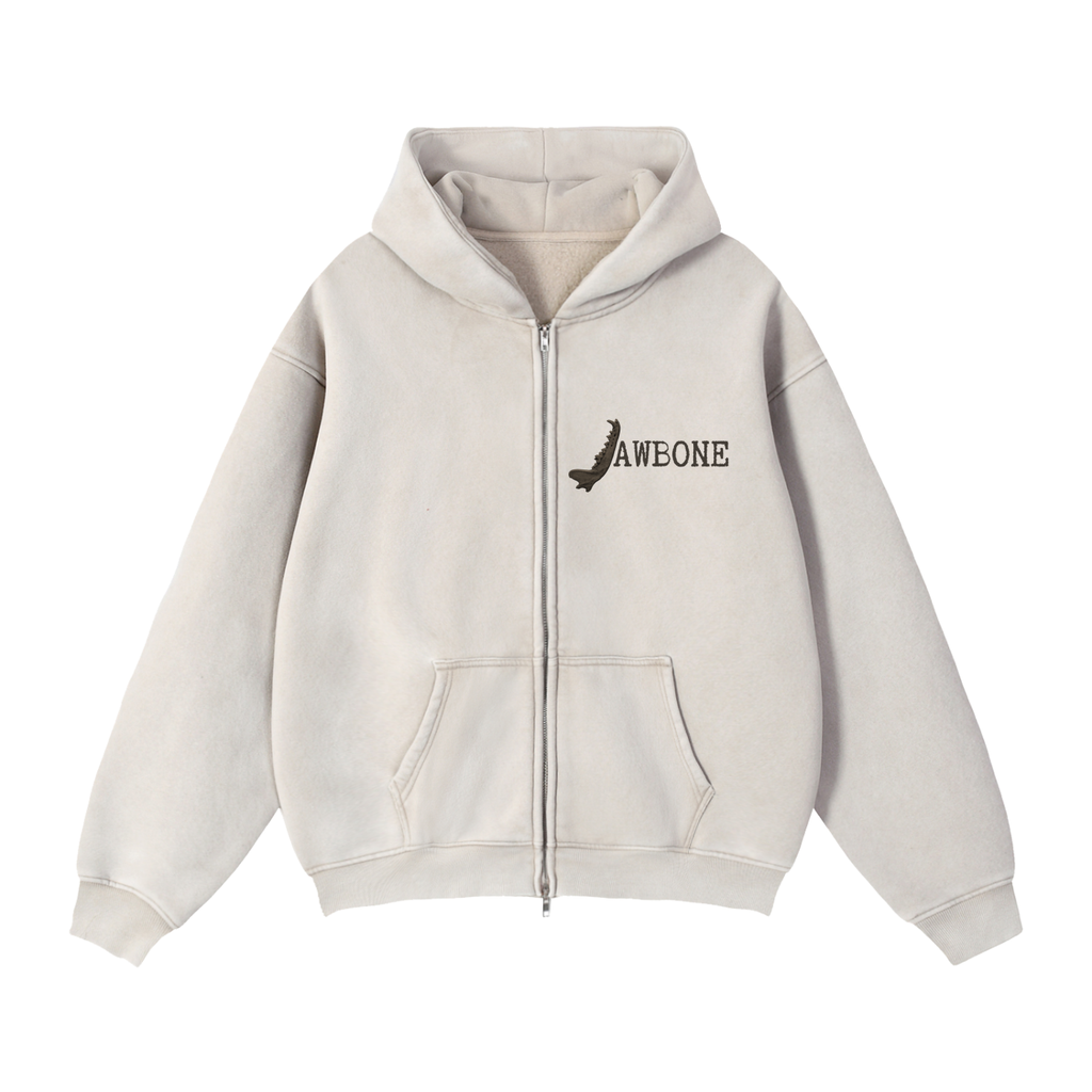 JAWBONE Snow Wash Zip Hoodie